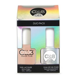 Color Club Barely There Gel + Lacquer Duo Includes 1 Each Of 05gel1066 and 05a1066, 0.5 fluid_ounces