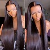 20 Inch Straight Human Hair Wigs, 13 x 4 Human