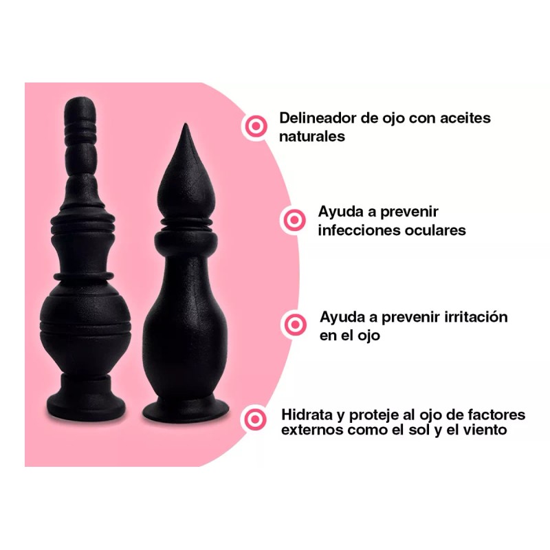 Árabe Delineador De Ojos Con Aceites Naturales 100% Original