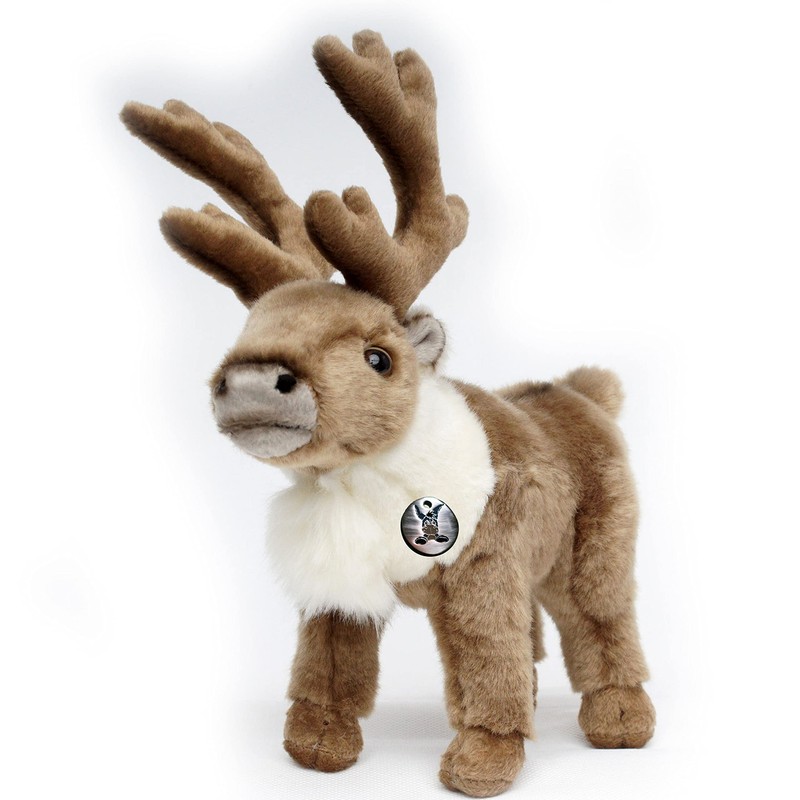 Cari Standing Reindeer Caribou Plush Animal Cuddly Toy Deer