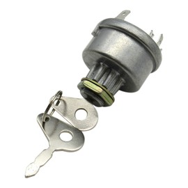Gxcdizx Ignition Key Switch for Ford Tractor 5000 5030 515 530A 531 532 535 540 540A 540B 545 545A 545C 545D 550 5500 555 5550 555A 555B 555C 555D 5600 5610 575D 5900 4 Position
