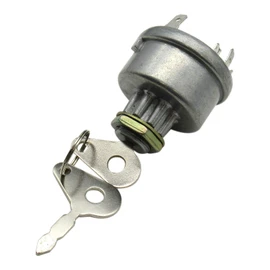 Gxcdizx Ignition Key Switch for Ford Tractor 5000 5030 515 530A 531 532 535 540 540A 540B 545 545A 545C 545D 550 5500 555 5550 555A 555B 555C 555D 5600 5610 575D 5900 4 Position