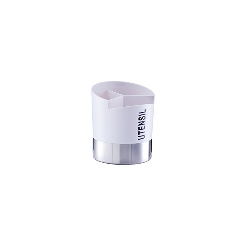 Zeller Utensil Holder, Diameter: 14.5 x 17 cm, Stainless Steel