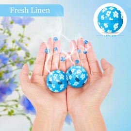 SCENTORINI Schuhdeo, Desodorierungsbälle für Sportschuhe, 6 St- Desodorierbälle Leinen-Duft - Einfaches Twistlock, Ideal für Sporttaschen, Schultaschen, Schließfächer, Um Gerüche Zu Beseitigen