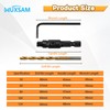 MUXSAM 1/4 inch Hex Shank Countersink Drill Bit Power Tools