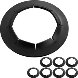 (8-Pack) 3/4" Axle Push Nuts, Dolly Wheel Lock Washers with Oiled Phosphate Finish - Fit 3/4” Axle Rods on Dollies, Yard Trailers, and Lawn Wagons