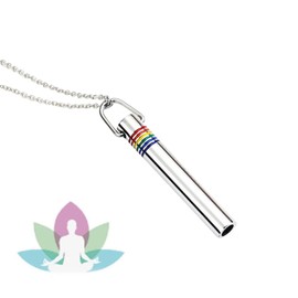 TJUSPIRIT Stainless Steel Breathing Necklace, Hoki Necklace, Stress Relief Chain, Unisex for Pressure Relief, Reduces Anxiety for Women and Men, Smokeless Meditation Spiritual Gift, Stainless Steel