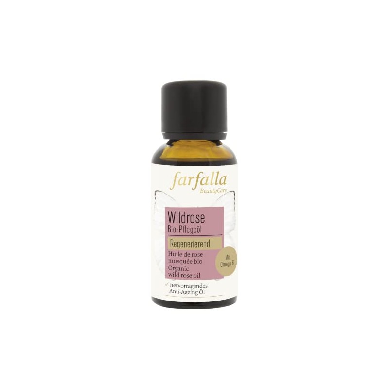 farfalla Wild Rose Organic Moisturising Oil 100% Certified Natural Cosmetics