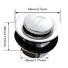 Tip Toe Style Bathtub Drain Stopper with A Flexible Water