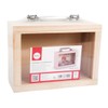 Rayher Hobby Rayher Hobby Rayher Holzkoffer + Sichtfenster, 18x8x13cm, mit