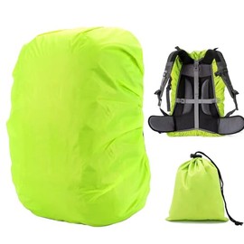 PINEPAN Waterproof Backpack Rain Cover with Adjustable Non-Slip Buckle Straps and Storage Bag for Camping Hiking Green 20L