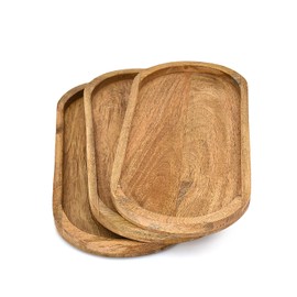 Mahasu-Platten, ovale Holzteller aus Mangoholz für Wurstwaren, Käse, Brot und Obstgerichte als Küchendekor (35,6 x 15,2 x 1,9 cm)