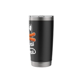Whiskers & Wieners Cat Humor Design Stainless Steel Insulated Tumbler