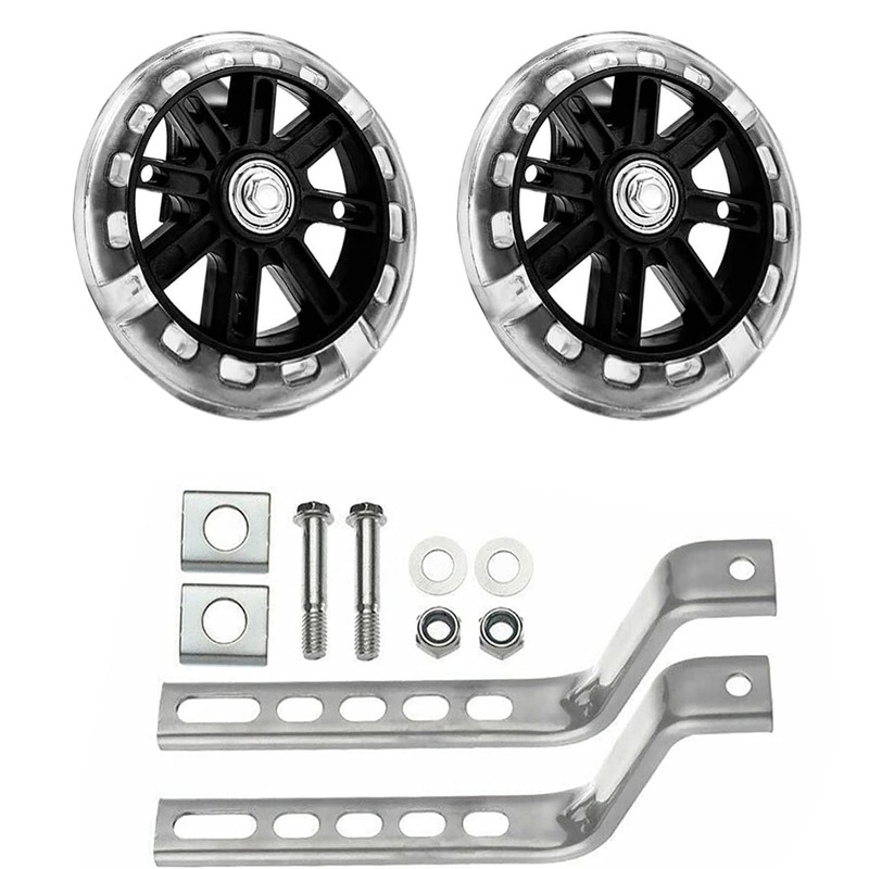 Qfauto Kids’ Stabilizing Bicycle Training Wheels, Easy Installation, 12 -