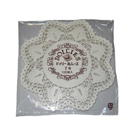 Doilies Lace Paper, Round (500 Sheets), No. 7