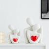 ODMYZG Mini Couple Statue,Couple Hugging Statue,Modern Abstract Art Decoration,Decorative items