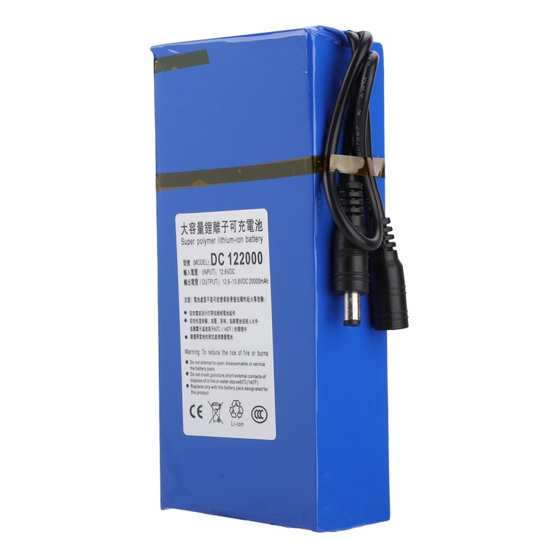DC 122000 20000mAh Large Capacity Polymer Lithium Battery Built in