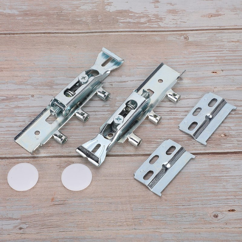 Pack of 2 Concealed Kitchen Cabinet Hangers, Universal Wall Mount