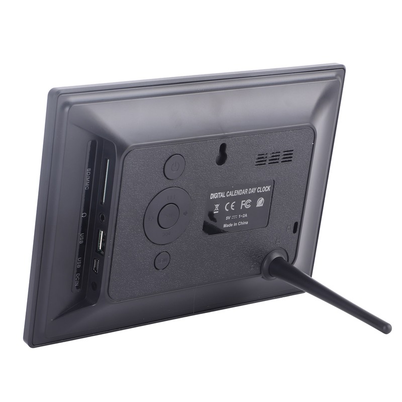 Digital Day Clock 7 Inch Auto Dimmable Clock with Unabbreviated