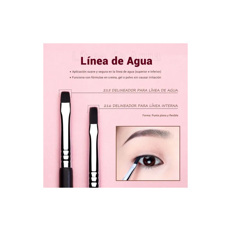 Jessup Kit 11pcs De Brochas Delineadores De Ojos,t324