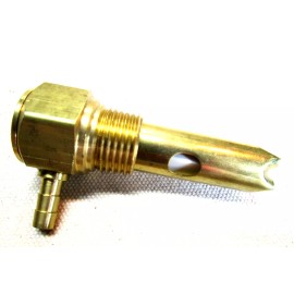 Temco PETERBILT Brass Fuel Gas Tank ROLLOVER SAFETY VENT VALVE 1/2" NPTF - 1/4" Hose