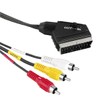 Wentronic 50364-GB 2.0m SCART Plug to 4x RCA Plug Audio