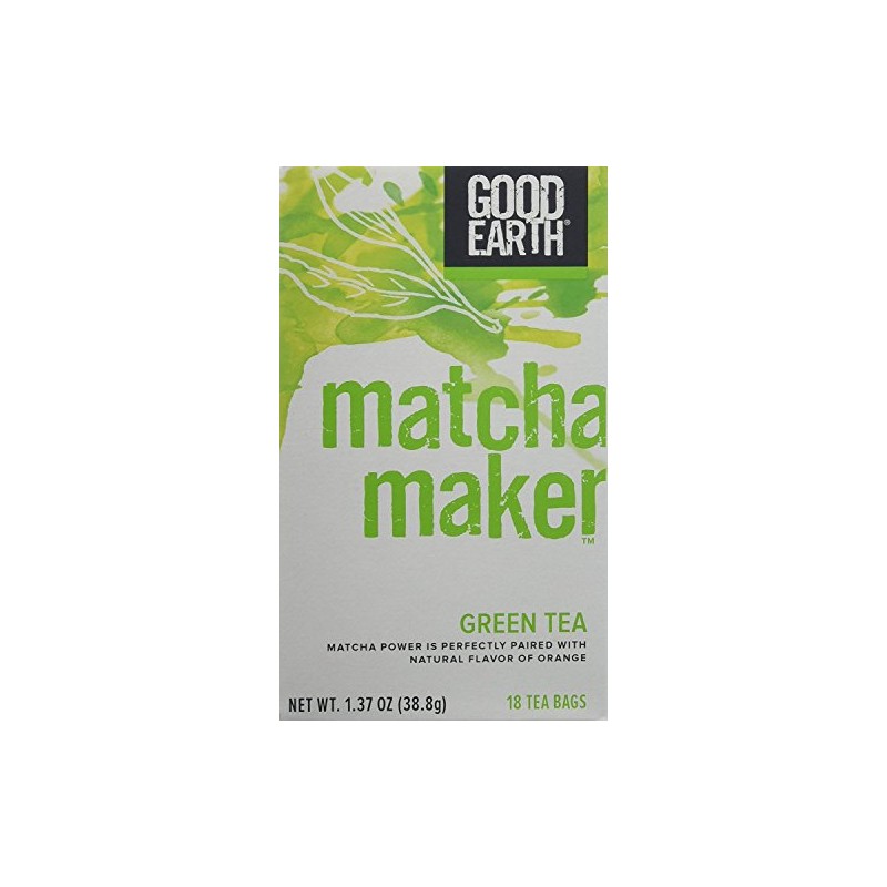 Good Earth Tea Matcha Maker, 18 Count (Pack of 3)