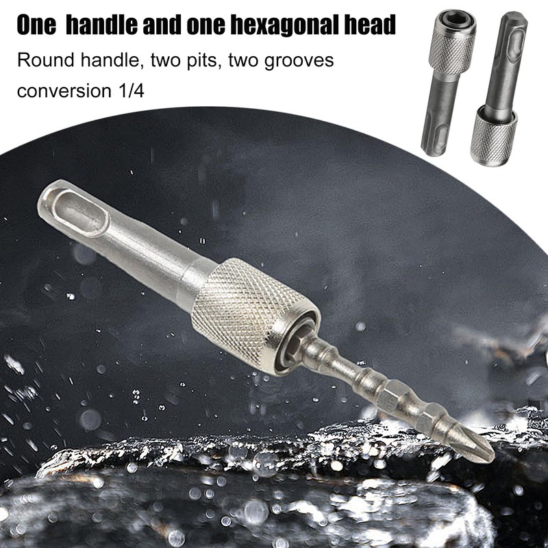 SDS Plus Adapter Drill Chuck, Bit Holder, Adapter Shaft, Extension,