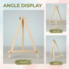 4 Pack Tabletop Wooden Easels, 11.8 Inch Adjustable Foldable
