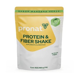 Suplemento Protein & Fiber Manzana Verde 450 Gr Pronat PN-1410