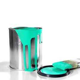 Cornucopia 1 Gallon Empty Paint Can + 1 Quart Empty Paint Can (Combo 2-Pack); Unlined Metal Cans w/Lids