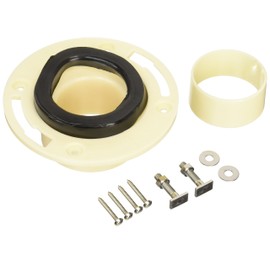 SANEI H800-8 Toilet Parts Floor Flange for Large Toilet Bowls, Universal 75/100