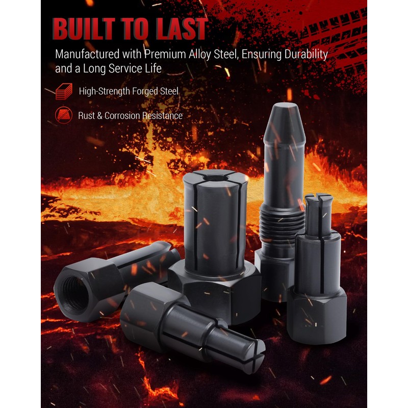 Reywoo Blind Hole Collet Bearing Puller Set, Slide Hammer Bearing