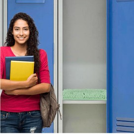 AUECOOME Locker Rug School Girl Rugs Carpet Chenille 100% Microfiber Locker Carpet with Non Skid Backing Locker Decorations (Green, 10X10)