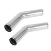 Motoforti 45 Degree Mandrel Exhaust Tube with Bead Roll Car