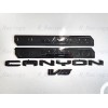 GMC Overlay 4PCS Gloss black Door Rear Elevation Canyon V6