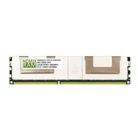NEMIX RAM 32GB (1X32GB) DDR3 1866MHZ PC3-14900 4Rx4 1.5V 240-PIN ECC LRDIMM Load Reduced Server Memory