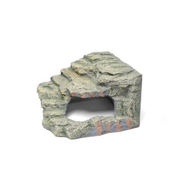 Repticircle Resin Reptile Hideout Cave,Natural Habitat Decor for Bearded Dragon, Leopard Gecko, Lizards & Turtles,Terrarium Tank Accessories