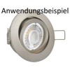 feinlux® GU10 Mounting Frame - Swivelling - Recessed Spotlight -