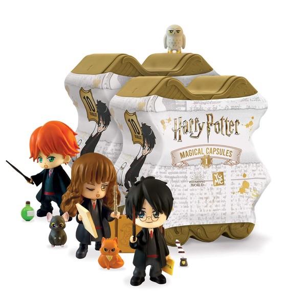 YuMe Official Harry Potter Merchandise Magical Capsules Gifts for Kids, Boys, Girls, Adult Women and Men - Series 1 (2 Pack)