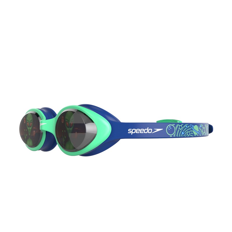 Speedo SEB02212 Illusion Junior Goggles, Unisex Kids, Blue/Green One Size