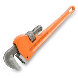 Great Neck PW18 Pipe Wrench 18" | Automotive & Plumbing Pipe Wrench | Handy Wrench for Tackling a Variety of Automotive and Household Tasks | Adjustable Jaw | Red Body