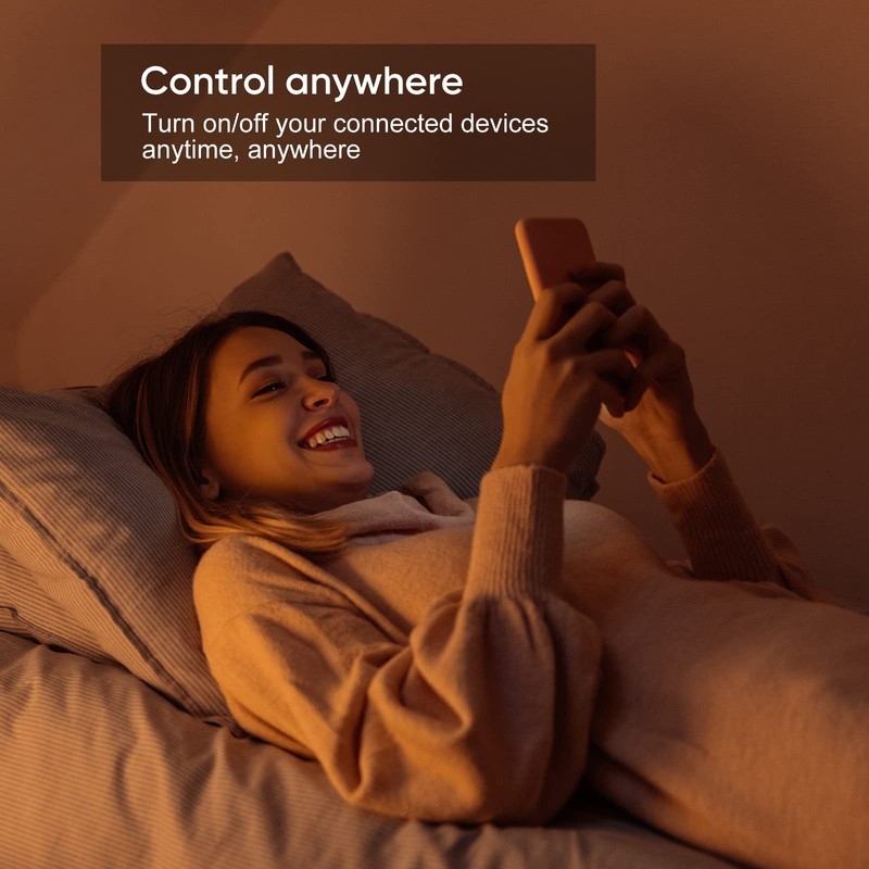 Onvis Matter Over Thread Smart Plug, Smart Mini Outlet, Works