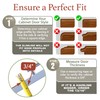 Cabinet Hero Slimline Cabinet Edge Protector - Prevents Chipping, Wear,