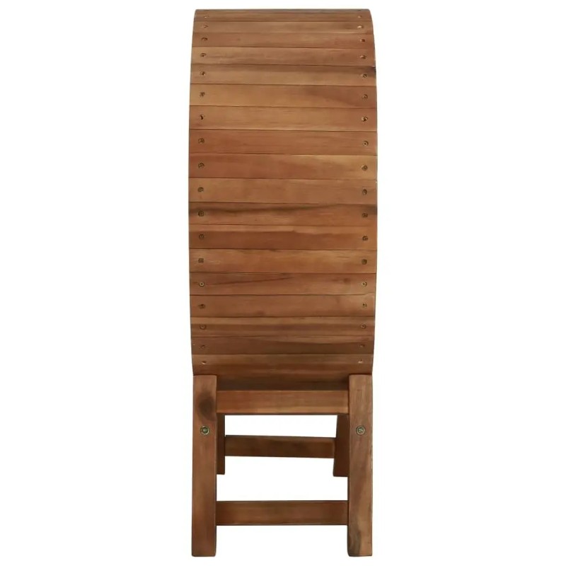 Solid Acacia Wood Wine Rack 13 Bottle Capacity Display Stand