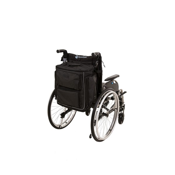 Torba Luxe Premium Mobility Scooter Bag - Wheelchair Bag - Crutch Carry - Large Storage Bag (Black)