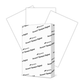 Accent Opaque White Printer Paper, 8.5” x 14” 24lb Bond/60lb Text Copy Paper – 500 Sheets (1 Ream) – Premium Computer Paper with Smooth Finish, 97 Bright, 89gsm – Multipurpose White Paper – 188033R