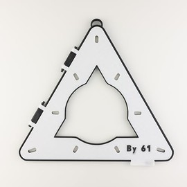 Southern Rec Supply Outsville AccuRack Carry Case Hard Template Sheet Holder/Carrier 10 Ball (White)