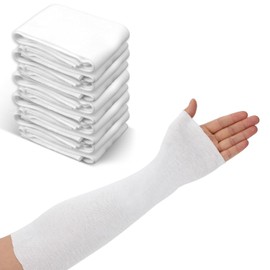 10PCS Hand Socks for Splint Tubular Bandage Sleeve Tubular Cotton Stockinette Sleeve Elastic Wrap Tube Bandage Elastic Cotton Stockinette Tubing Arm Cast Cover for Brace Wrist Wrap Liner