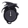 Nemesis Now Time to Burn Dragon Clock 20cm, Resin, Multicolour